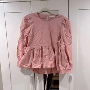 Pink babydoll top
